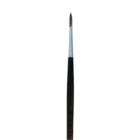 School Smart 1567555 Watercolor Long Handle Brush; Size 2 - Pack Of 12